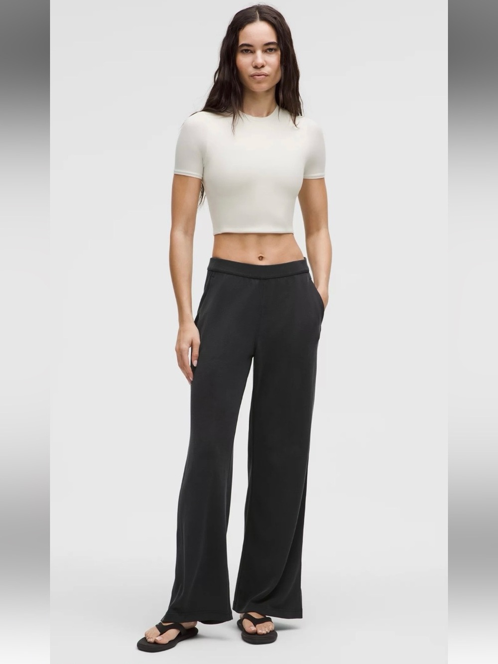 Lululemon Softstreme High-Rise Wide-Leg
Pique Pant *Regular